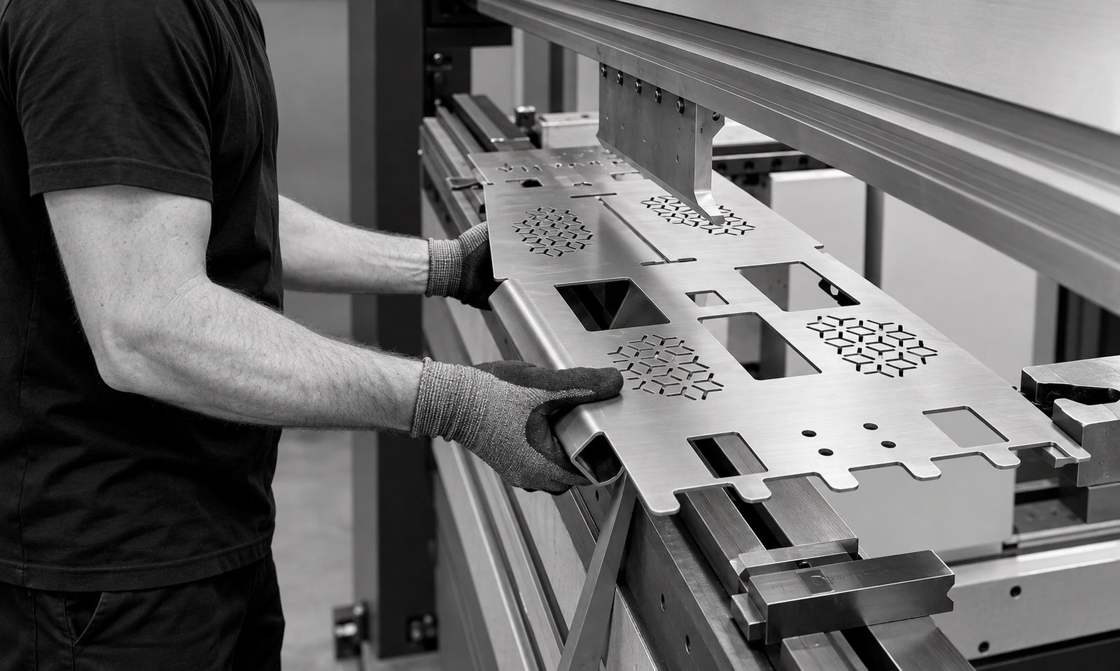 03 · PLEGADO CNC — Estructura única sin soldaduras